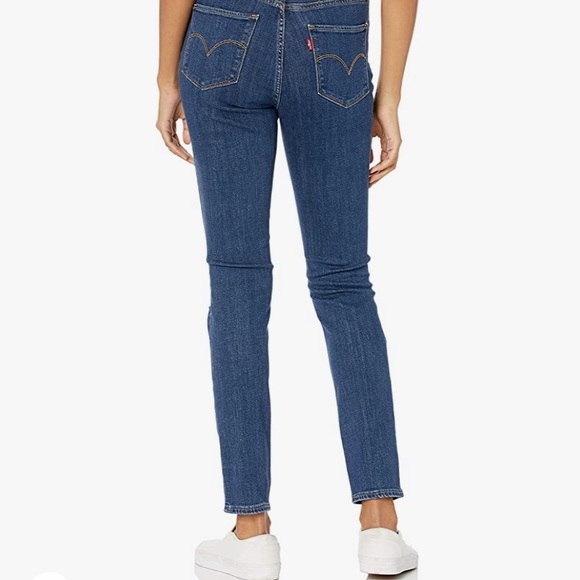 NWT Levis 721 High Rise Skinny Jeans Distressed 24/L30 - Picture 3 of 8